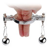 MenSteel Ballstretcher en métal avec 4 Boules Hanger M 34mm - Poids 300g